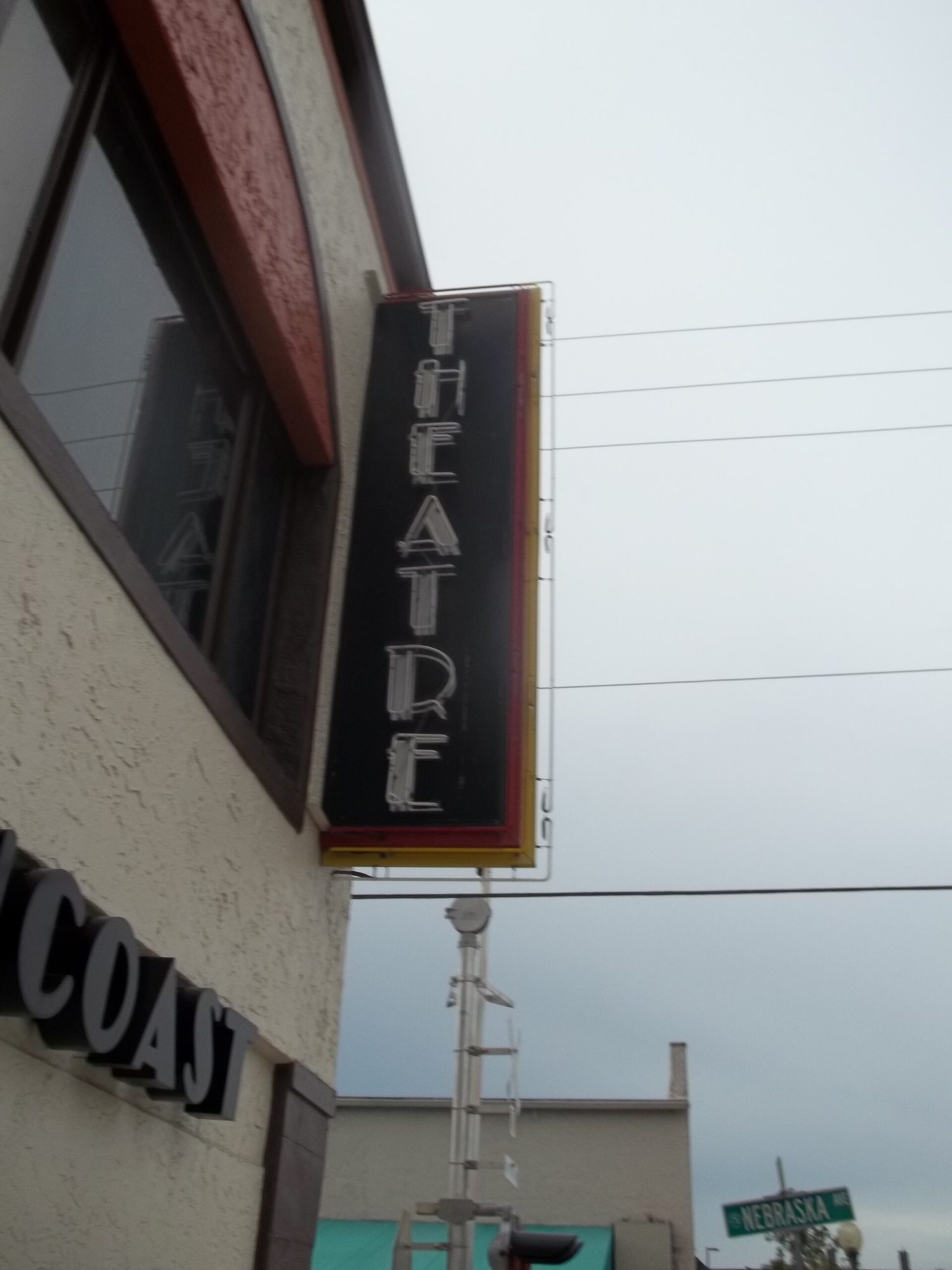 New Port Richey Florida Meighan Theater marquee